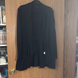 Daisy Fuentes Black Cardigan Sweater